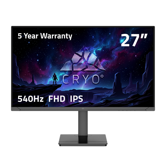 Cryo Vision 27 inch FHD 540hz Gaming Monitor